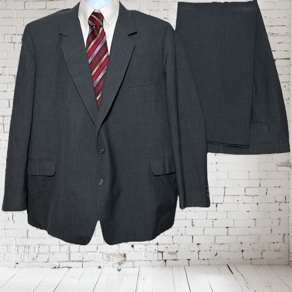 Classic Dark Gray Men's Suit